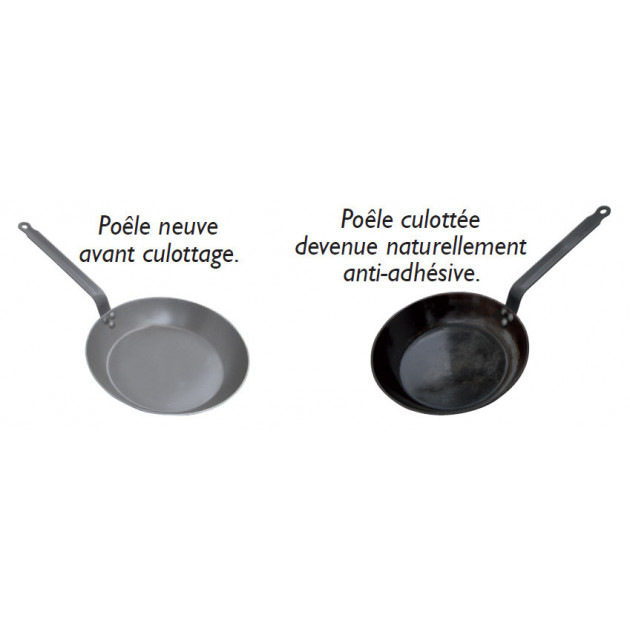 Culottage Poele en Tole acier fer de Buyer Culottage Poele en Tole acier fer de Buyer