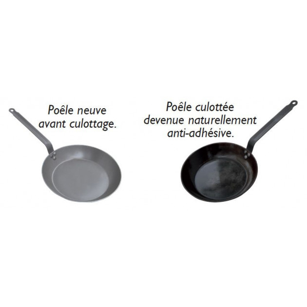 Poêle Ø 24 cm Minéral B Element de Buyer, Poêles en Fer, naturel écologique, vente achat acheter