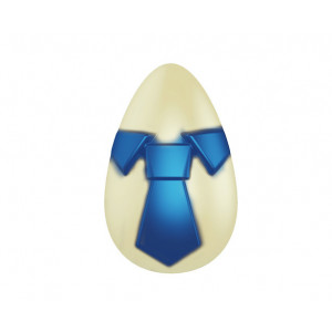 Moule Chocolat Oeuf Cravate 9.2 cm (x2)