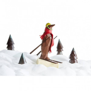 Moule Chocolat Pingouin Origami 18 cm (x2) Barry Moule Chocolat Pingouin Origami 18 cm (x2) Barry
