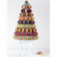 Pyramide à Macaron verticale 10 plateaux amovibles
