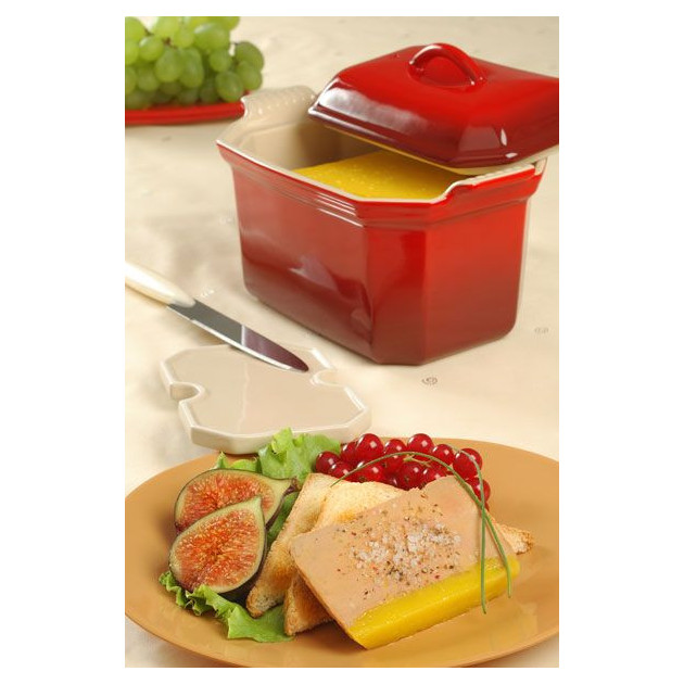 Terrine céramique avec presse 700 ml pas cher 