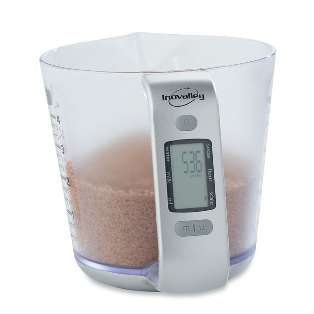 Bol doseur avec Balance digitale : mesure de sucre