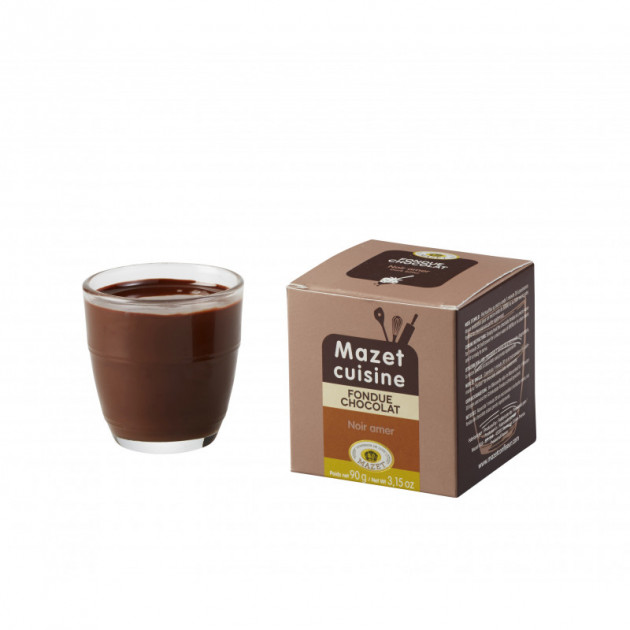Fondue Chocolat Noir Amer 90 g Mazet