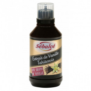 Extrait de Vanille Tahitensis liquide avec grains 50cl Sébalcé Extrait de Vanille Tahitensis liquide avec grains 50cl Sébalcé