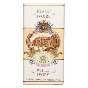 Tablette Chocolat Blanc Ivoire Mazet 100 g Tablette Chocolat Blanc Ivoire Mazet 100 g