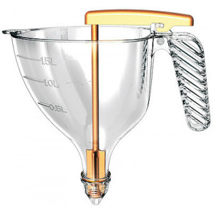 Entonnoir Automatique 150 cl Transparent avec support Entonnoir Automatique 150 cl Transparent avec support