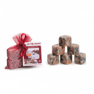 Glaçons Granit Rose de Bretagne x6 On The Rocks