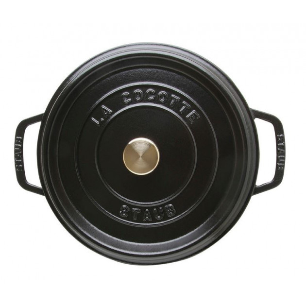 Cocotte Ronde 20 cm Noir Staub Fonte 2.2 l Cocotte Ronde 20 cm Noir Staub Fonte 2.2 l