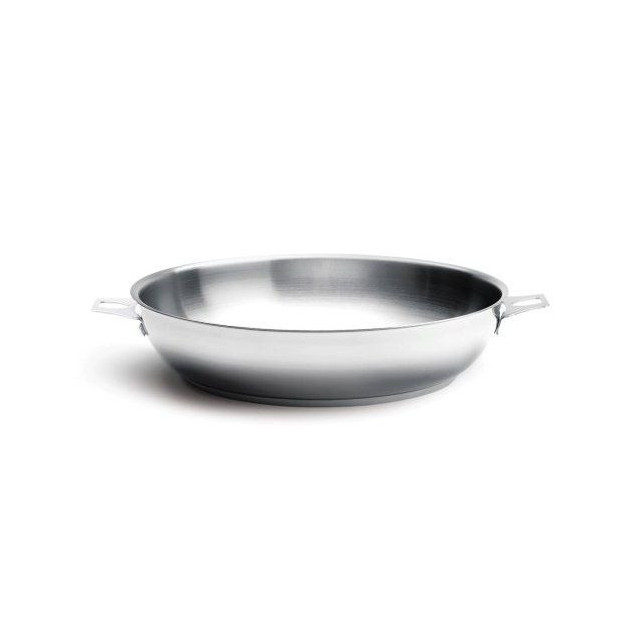 Poêle à Frire tout Inox sans Queue Ø 28 cm Milady De Buyer