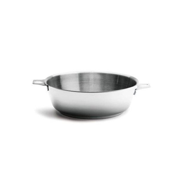 Sauteuse bombee tout Inox sans Queue Ã˜ 24 cm Twisty de Buyer