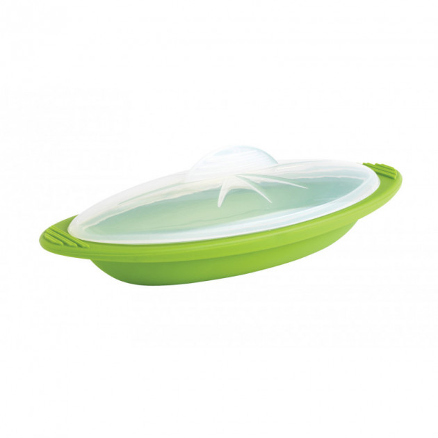 Papillote Minute en Silicone 360 ml - Lot de 2 Vertes