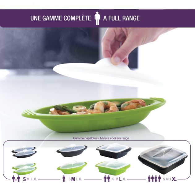 Papillote Mastrad disponible en differents formats