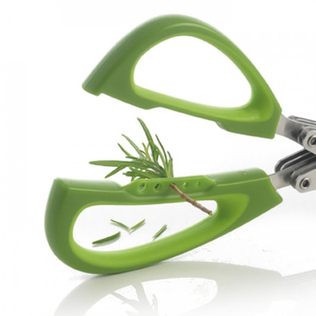 Ciseaux a Herbes Mastrad avec effeuilleur Ciseaux a Herbes Mastrad avec effeuilleur