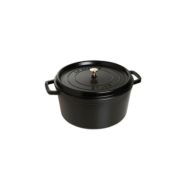 STAUB Cocotte Fonte Ronde 28 cm Noir Mat 6.7 L