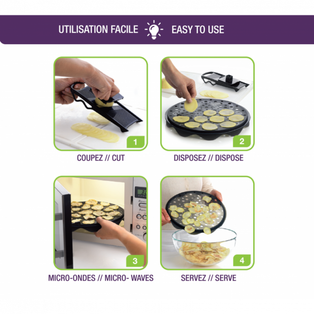 Guide d'utilisation du Cuit-chips Mastrad