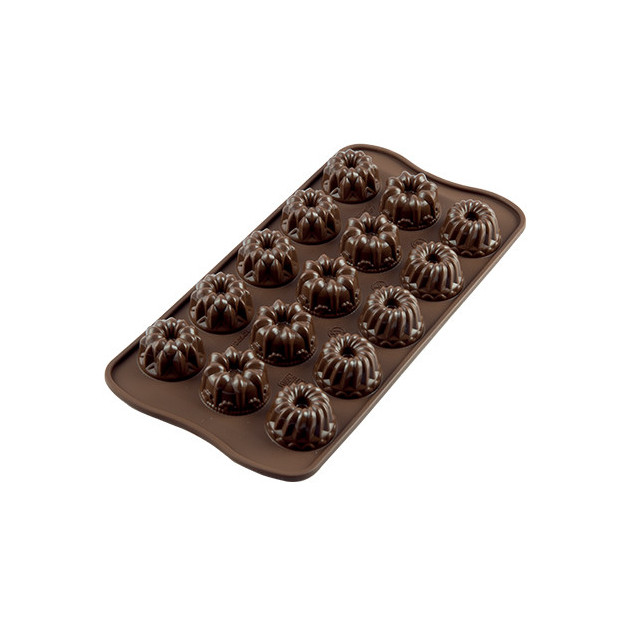 Moule a Chocolat 15 Kouglof Fantaisie Easy Choc - Silicone Special Chocolat