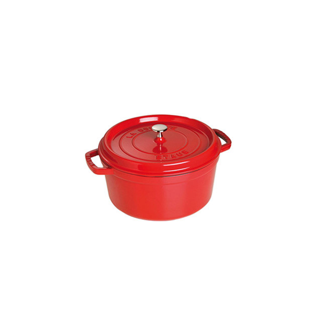 STAUB Cocotte Fonte Ronde 20 cm Rouge Cerise 2.2 L