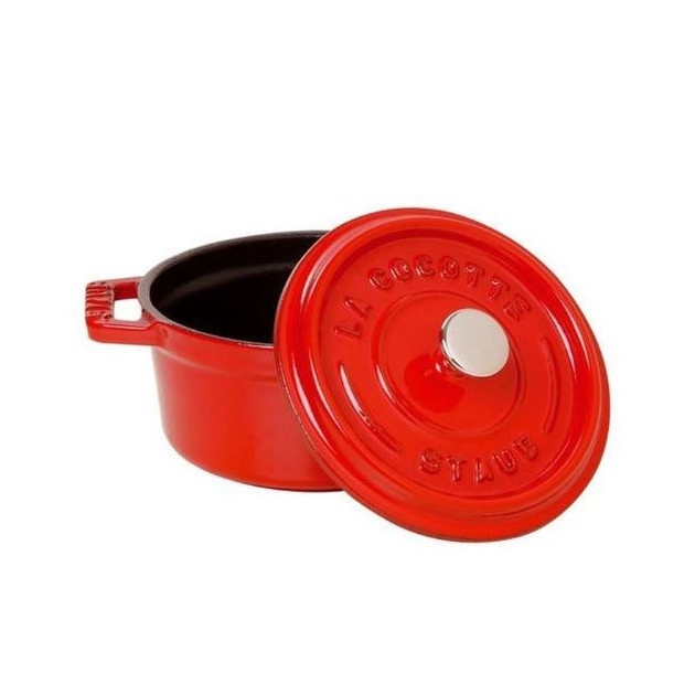 Cocotte Ronde 20 cm Rouge Staub Fonte 2.2 l