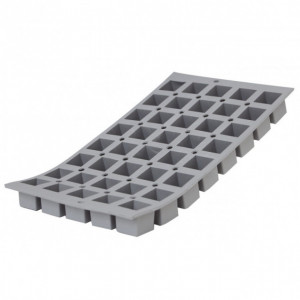 Elastomoule mini-Cube - 40 empreintes 30 x 17,6 cm - Silicone de Buyer Elastomoule mini-Cube - 40 empreintes 30 x 17,6 cm - Silicone de Buyer