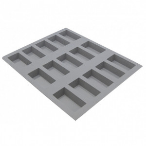 Elastomoule Financier - 15 empreintes 21 x 17,6 cm - Silicone de Buyer Elastomoule Financier - 15 empreintes 21 x 17,6 cm - Silicone de Buyer