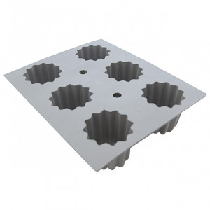 Elastomoule à Cannelé - 6 empreintes 21 x 17,6 cm - Silicone de Buyer Elastomoule à Cannelé - 6 empreintes 21 x 17,6 cm - Silicone de Buyer
