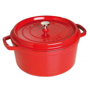 STAUB Cocotte Fonte Ronde 30 cm Rouge Cerise 8,35 L
