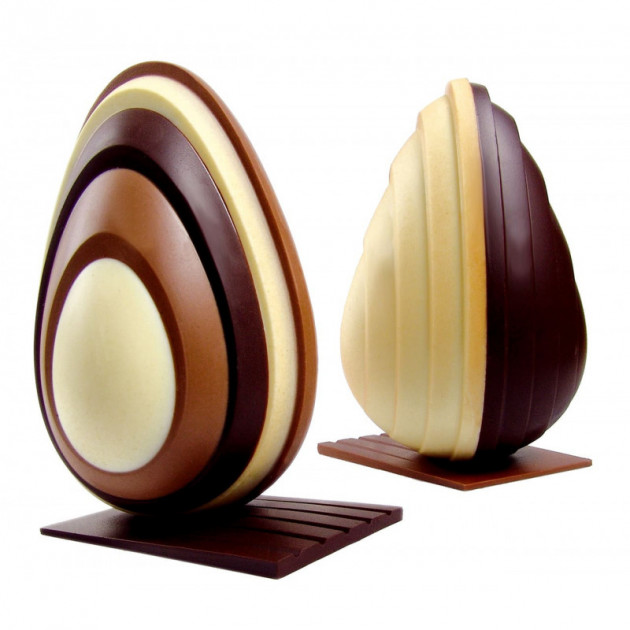 Moule Chocolat Oeuf Level Ø 13 x H 20 cm (x2) Pavoni