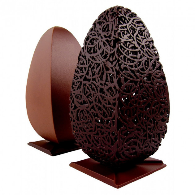 Moule Chocolat Oeuf Stele x H 20 cm (x2) Pavoni