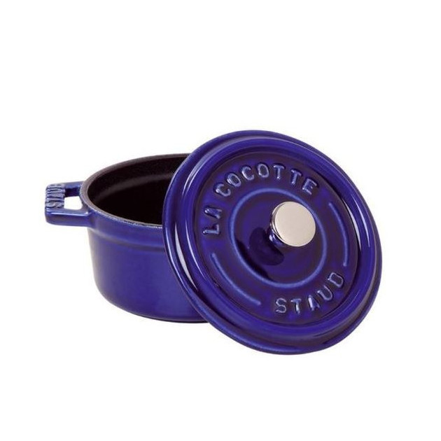 Cocotte Ronde 24 cm Bleu Staub Fonte emaillee 3.8 l Cocotte Ronde 24 cm Bleu Staub Fonte emaillee 3.8 l