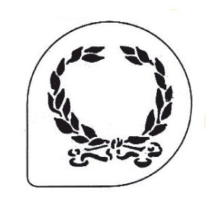 Pochoirs Couronne de Laurier pour Gâteaux Pochoirs Couronne de Laurier pour Gâteaux