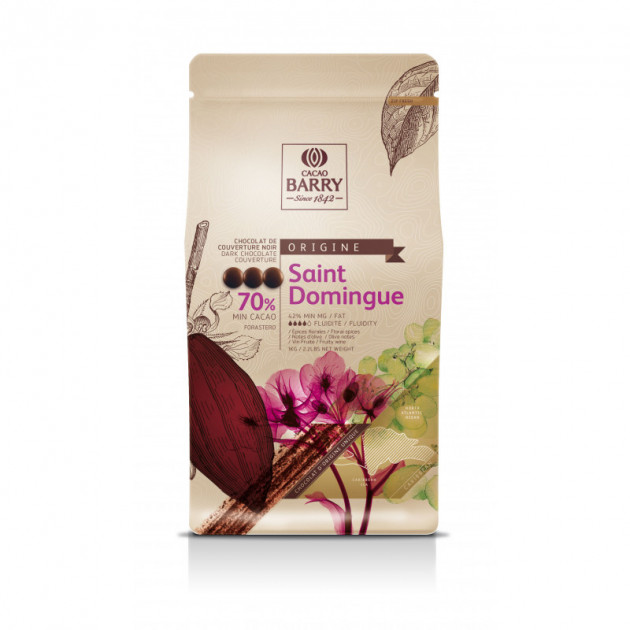Chocolat noir origine Saint-Domingue 70% Chocolat noir origine Saint-Domingue 70%