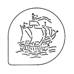 Pochoir Bateau pour Gâteaux Pochoir Bateau pour Gâteaux
