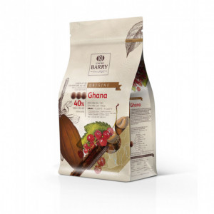 Chocolat lait origine Ghana 40,5% 1 kg