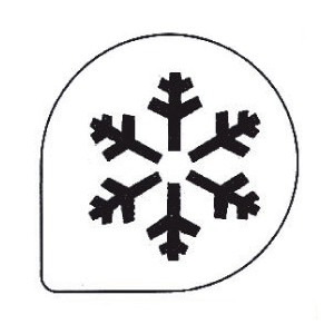 Pochoir Flocon de neige pour Gâteaux Pochoir Flocon de neige pour Gâteaux