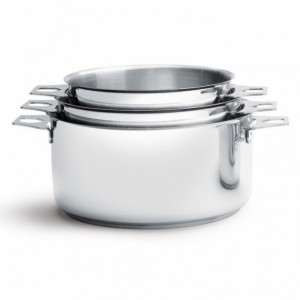 Lot de 3 Casseroles Milady 16, 18 et 20 cm De Buyer Lot de 3 Casseroles Milady 16, 18 et 20 cm De Buyer