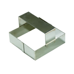 Emporte Pièce Carré en Inox 12x12 cm Emporte Pièce Carré en Inox 12x12 cm