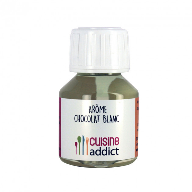 Arôme Alimentaire Chocolat Blanc 58 ml Cuisineaddict