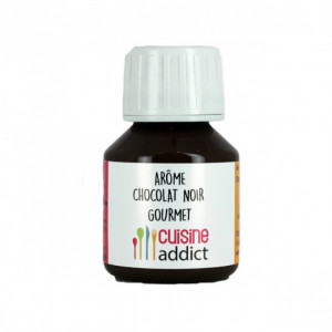 Arôme alimentaire Chocolat Noir Gourmet 58ml Cuisineaddict Arôme alimentaire Chocolat Noir Gourmet 58ml Cuisineaddict