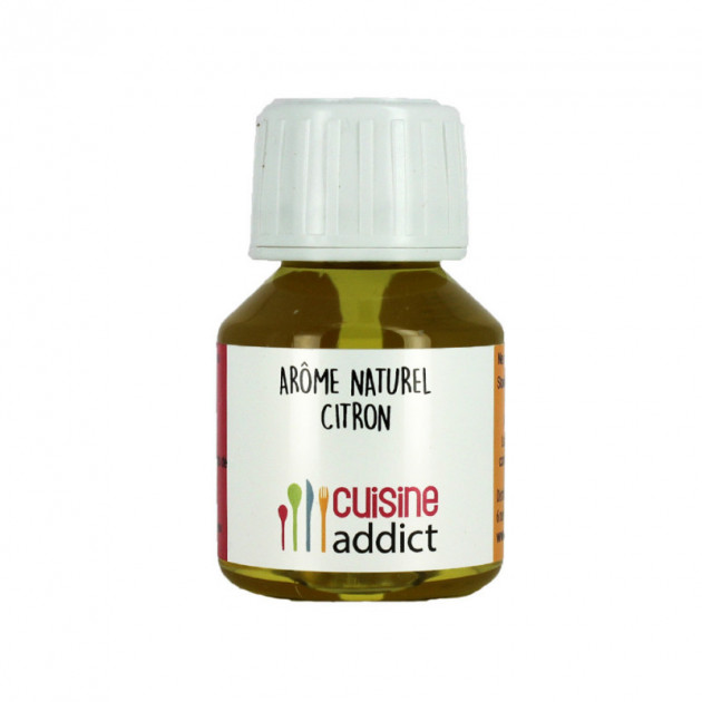 Arôme Alimentaire Naturel Citron 58 ml Cuisineaddict