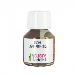 Arôme Alimentaire Crème Pâtissière 58 ml Cuisineaddict