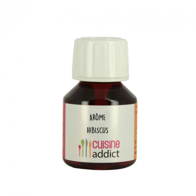 Arôme Alimentaire Naturel Hibiscus 58 ml Cuisineaddict