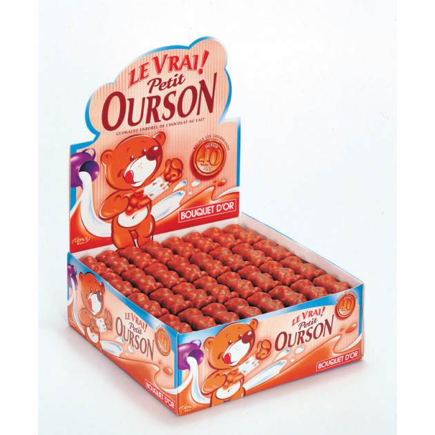 Ourson Guimauve chocolat x 160