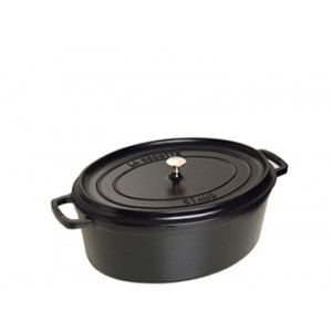 STAUB Cocotte Fonte Ovale 17 cm Noir Mat 1 L
