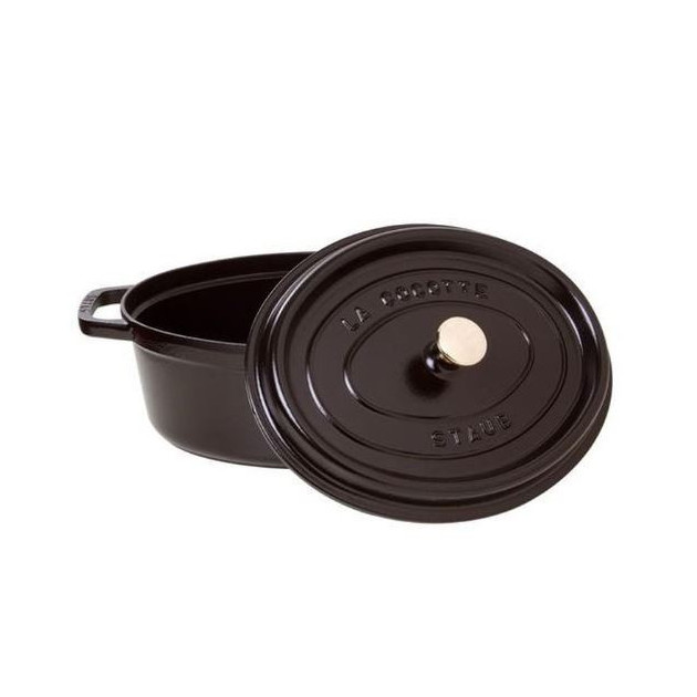 Cocotte Ovale 31 cm Noir Staub Fonte 5.5 l Cocotte Ovale 31 cm Noir Staub Fonte 5.5 l