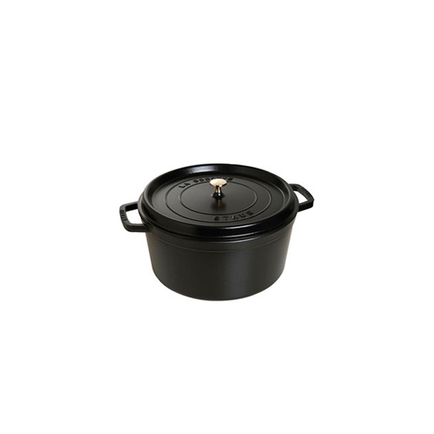 STAUB Cocotte Fonte Ronde 18 cm Noir Mat 1.7 L