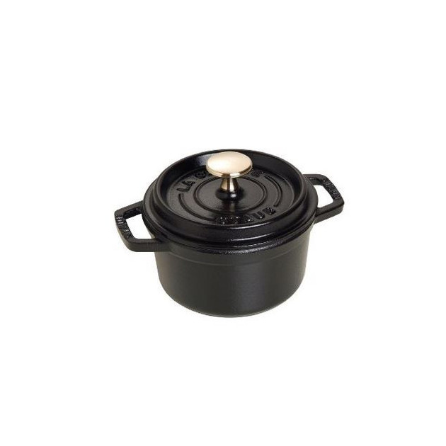 Cocotte Ronde 14 cm Noir Staub Fonte 0.8 l