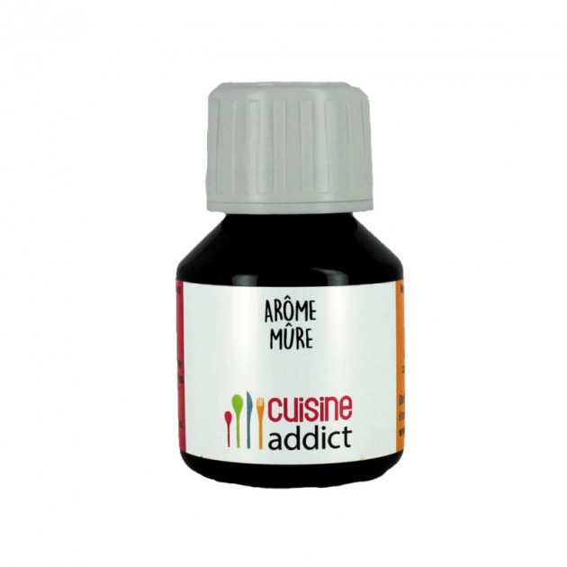 Arôme alimentaire naturel Mûre 58ml Cuisineaddict