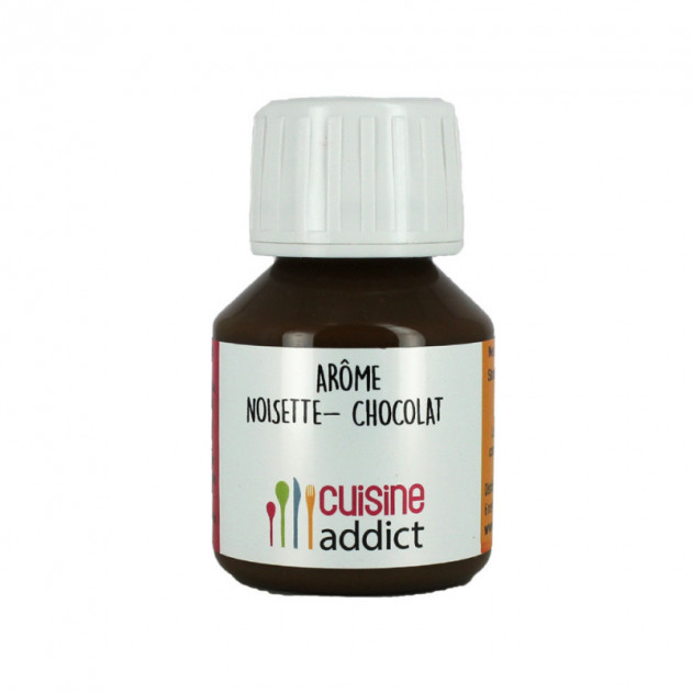 Arôme Alimentaire Chocolat Noisette 58 ml Cuisineaddict