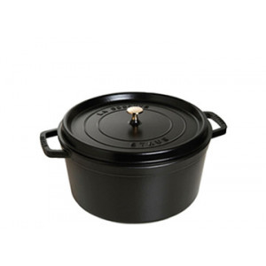 STAUB Cocotte Fonte Ronde 12 cm Noir Mat 0,4 L